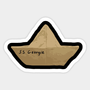 It Georgie Boat You'll Float Too Sticker